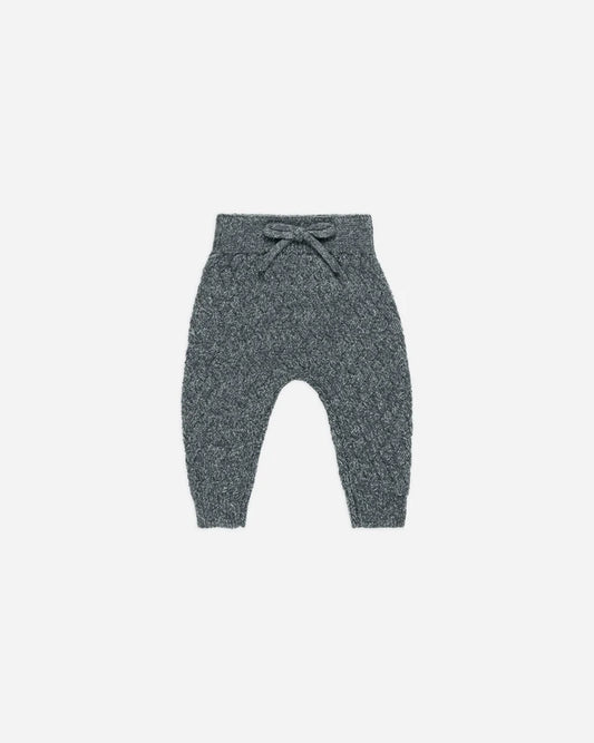 Knit Pant | Heathered Indigo | Quincy Mae