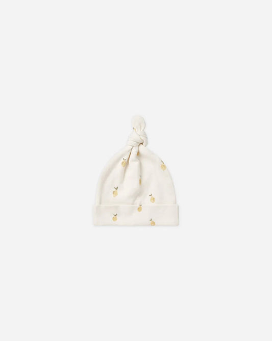 Knotted Baby Hat | Quincy Mea | Lemon