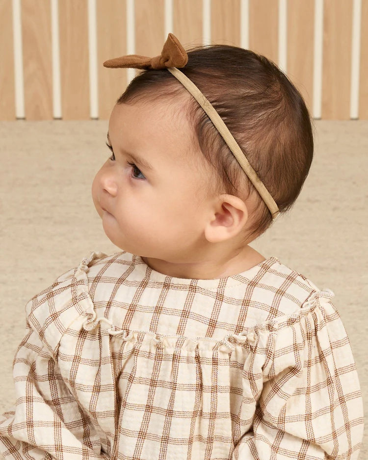 Lany Dress | Cinnamon Plaid | Quincy Mae