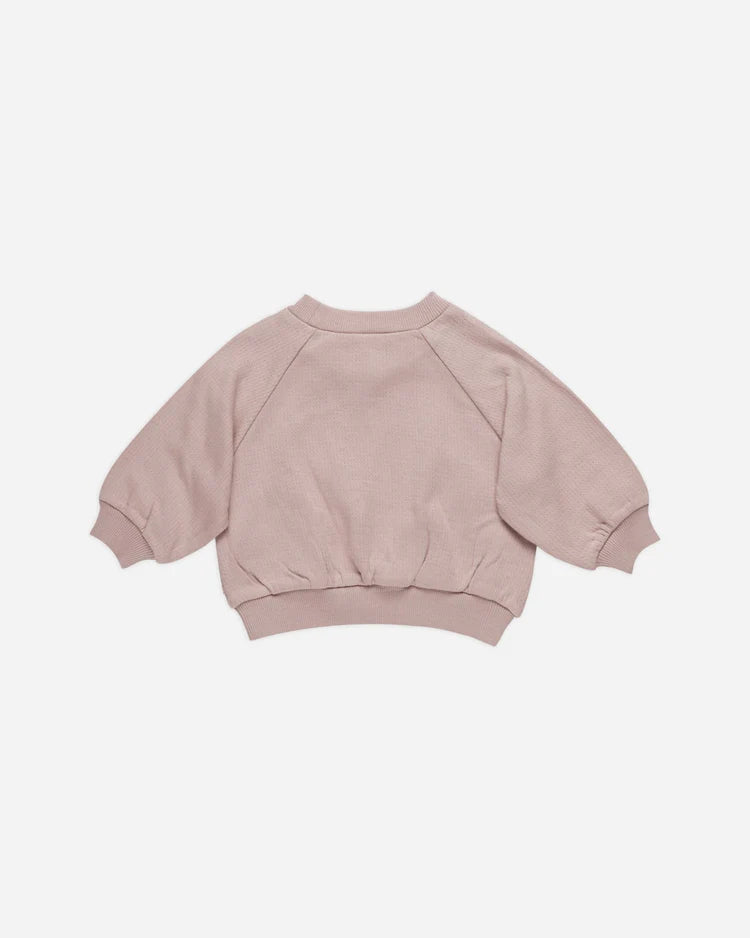 Pocket Sweatshirt | Mauve | Quincy Mae