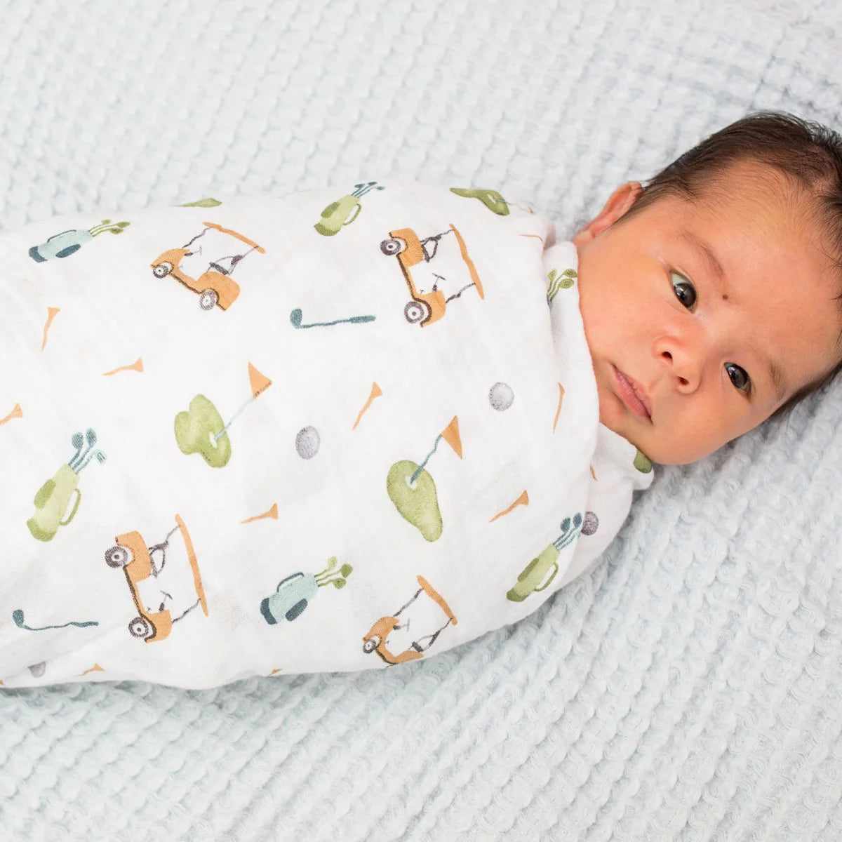 Classic Muslin Blanket XL | Golf | Lulujo