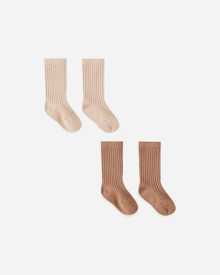 Socks Set | Shell, Rose | Quincy Mae