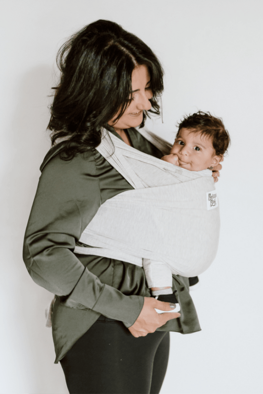 Rachel Beluga Wrap- Light Grey Heather