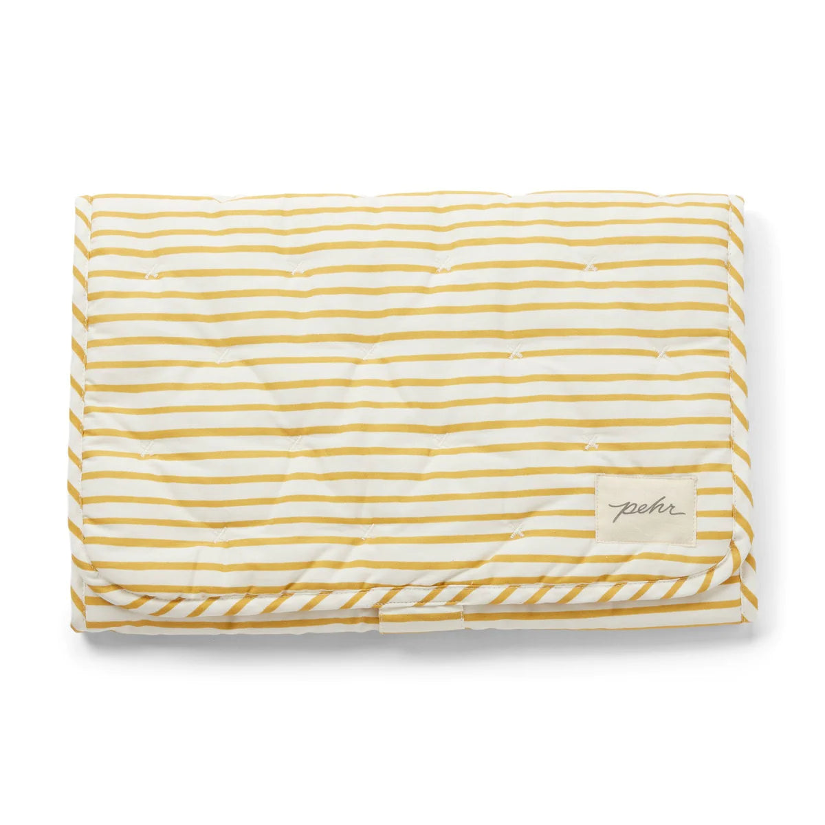 Striped On the Go Portable Changing Pad | Pehr | Marigold