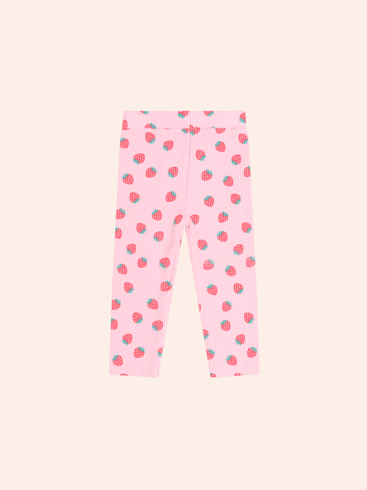 Ribbed Legging | Strawberry | Hux Baby