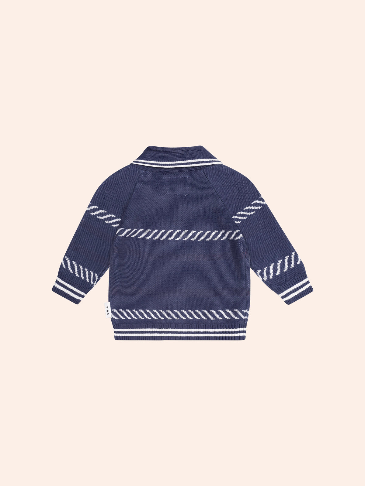 Shawl Collar Cardigan | Nautical | Hux Baby