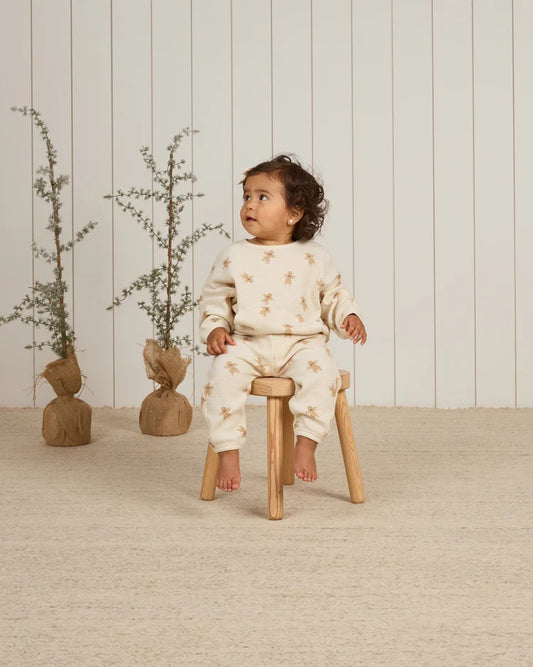 Waffle Slouch Set | Gingerbread | Quincy Mae