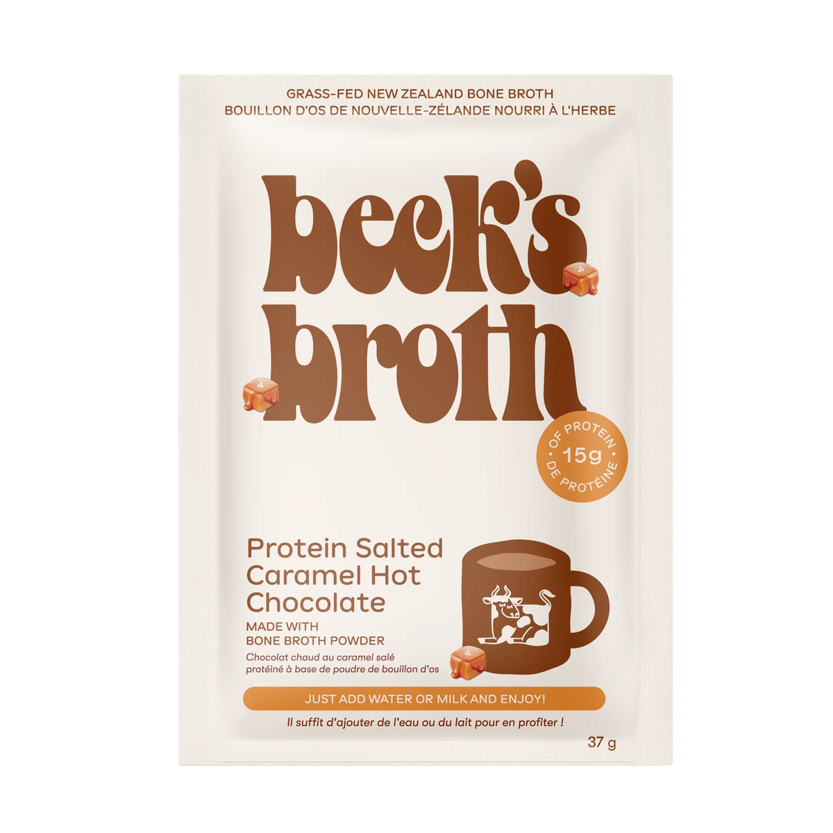 Beck's Broth - Salted Caramel Hot Chocolate