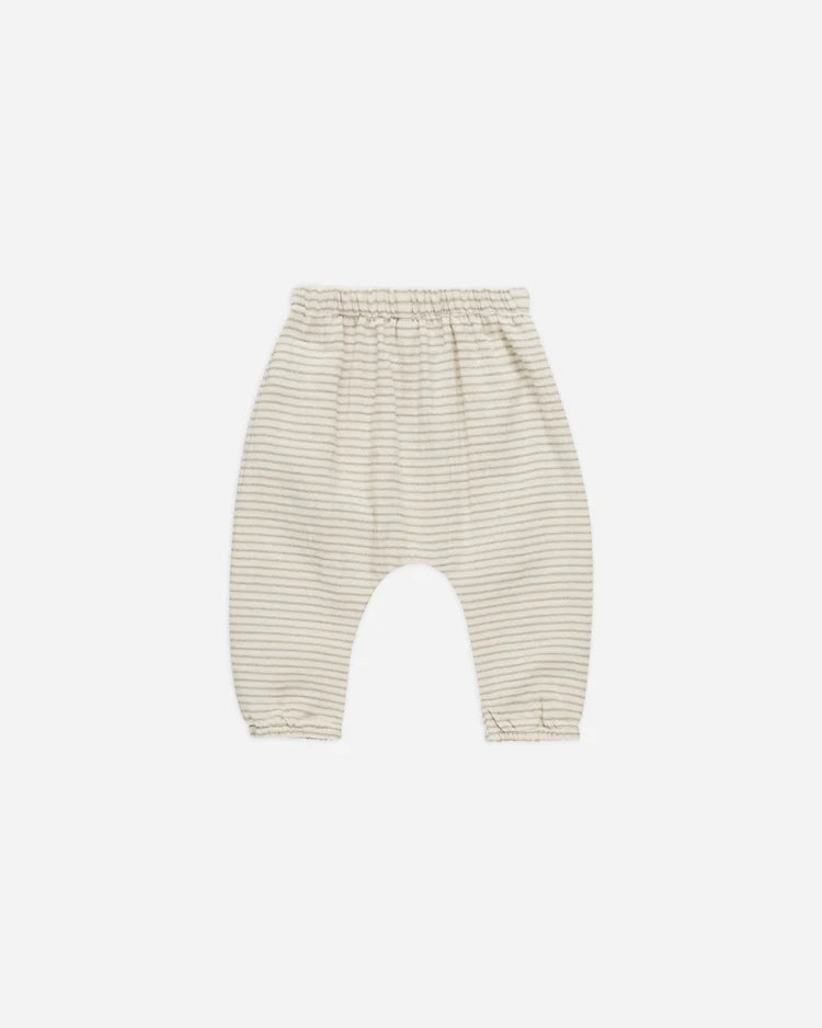 Woven Pant | Basil Stripe | Quincy Mae