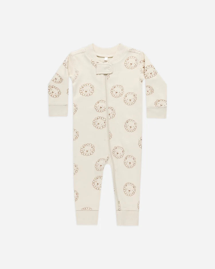 Zip Long Sleeve Sleeper | Lions | Quincy Mae