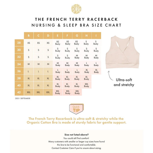 Kindred Bravely, Intimates & Sleepwear, Kindered Brqvely French Terry  Racerback Nursing Sleep Bra Size Medium